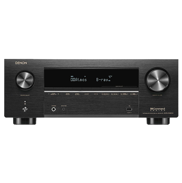 Receiver Denon AVR-X3800H 9.4 Canais 105W 8K Dirac Live Ready Auro-3D (110V)