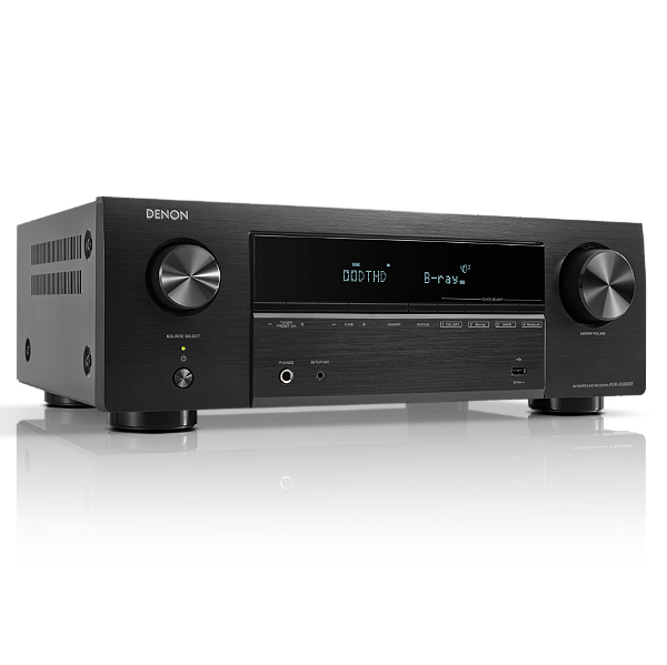 Receiver Denon AVR-X580BT 5.2 Canais 70W 8K Bluetooth (220V)