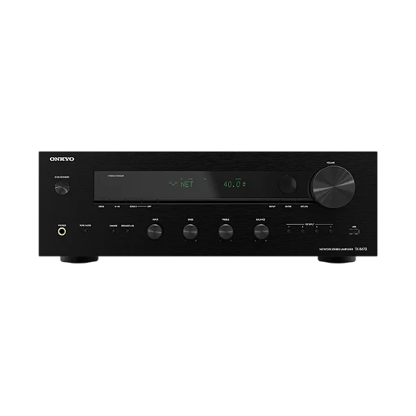 Receiver Estéreo Onkyo TX-8470 Hi-Fi 110W Classe G AKM HDMI ARC