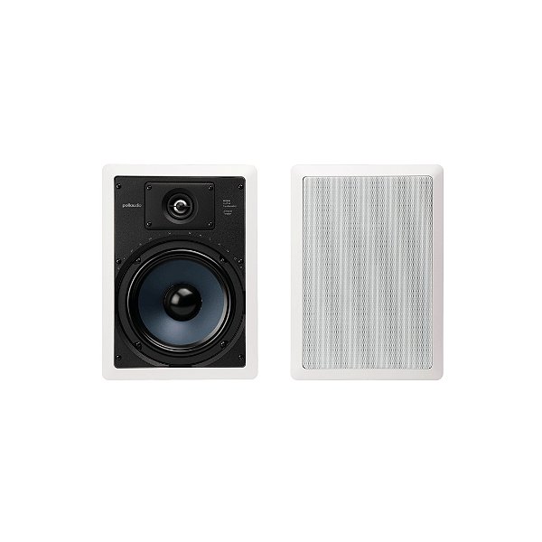 Par de Caixas Embutir Parede Polk RC85i 8" Dynamic Balance Home Theater