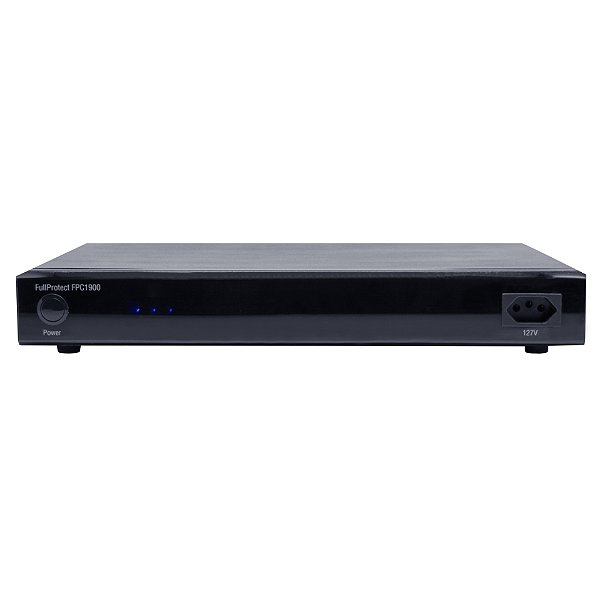 Condicionador de Energia Engeblu FPC1900 1900VA 10 Tomadas 127V Proteção Coaxial para Home Theater