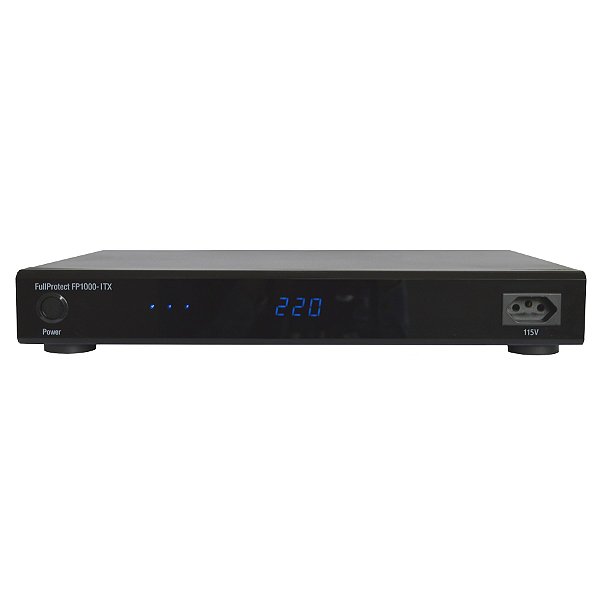 Condicionador de Energia Engeblu FP1000-ITX 1000VA 10 Tomadas 220V para 115V Transformador Isolado Blindagem Eletrostáti