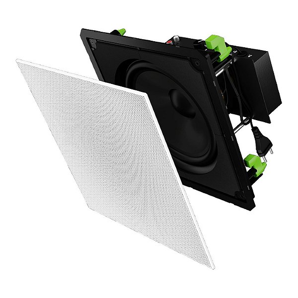 Amplificador para Subwoofer de Embutir Loud Áudio APL S-60 60W Classe D Reforço de Graves