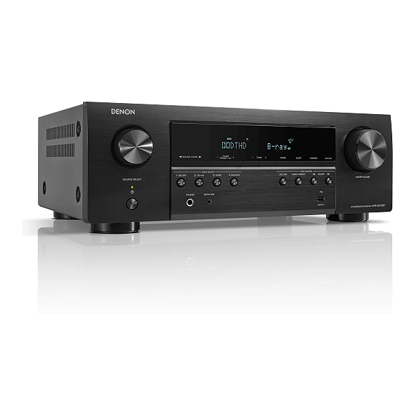 Receiver Denon AVR-S570BT 5.2 Canais 70W 8K HDMI eARC Bluetooth Dolby TrueHD (110V)