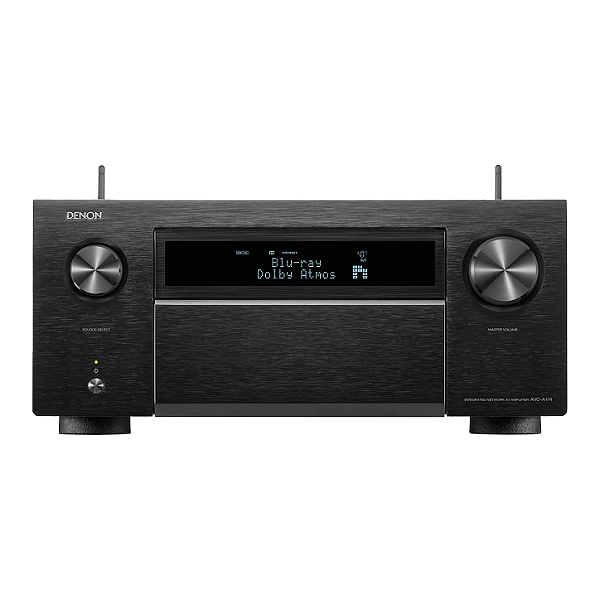 Receiver Denon AVR-A1H 15.4 Canais 150W 8K Dolby Atmos DTS:X Pro Auro-3D IMAX Pré-Saída XLR (110V)