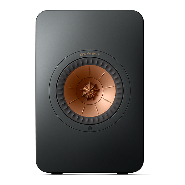 Par de Caixas Bookshelf Ativa KEF LS50 Wireless II 760W Uni-Q MAT HDMI eARC Wi-Fi Carbon Black