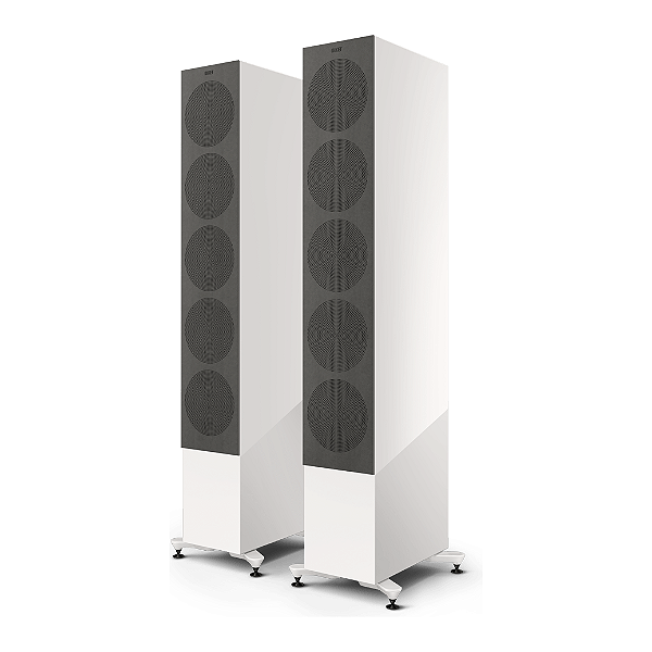 Par de Caixas Torre KEF R11 Meta 3 Vias Uni-Q 12ª Geração MAT 4x6,5" 300W White Gloss