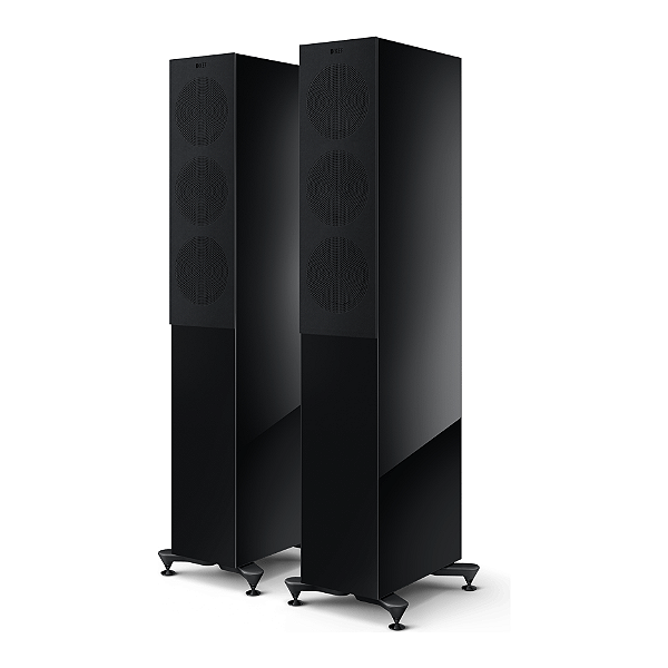 Caixa Torre KEF R5 Meta 3 Vias Uni-Q 12ª Geração MAT 2x5,25" 200W Black Gloss Unidade
