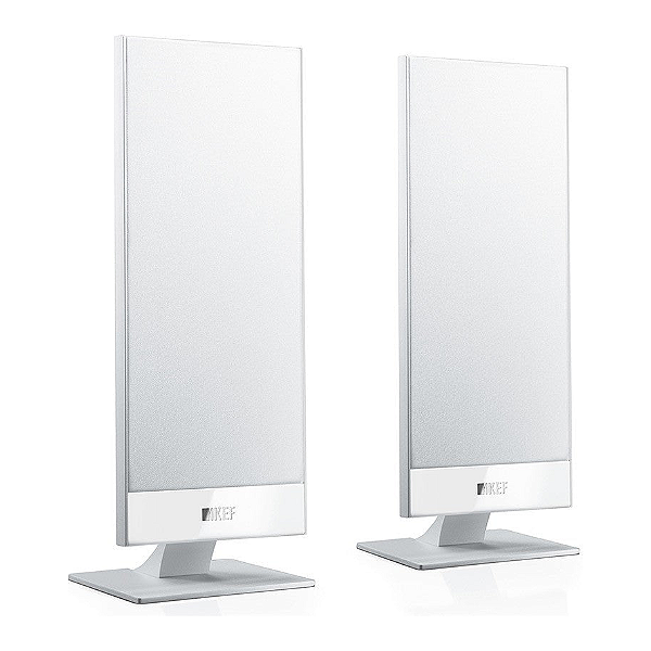 Par de Caixas Acústicas Satélite KEF T101 Ultrafina 35 mm 2 Vias Selada 1x4,5" 100W Branco