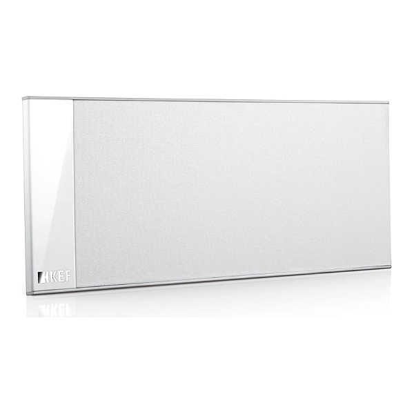 Caixa Acústica Central KEF T101c Ultrafina 35 mm 2 Vias Selada 1x4,5" 100W Branco