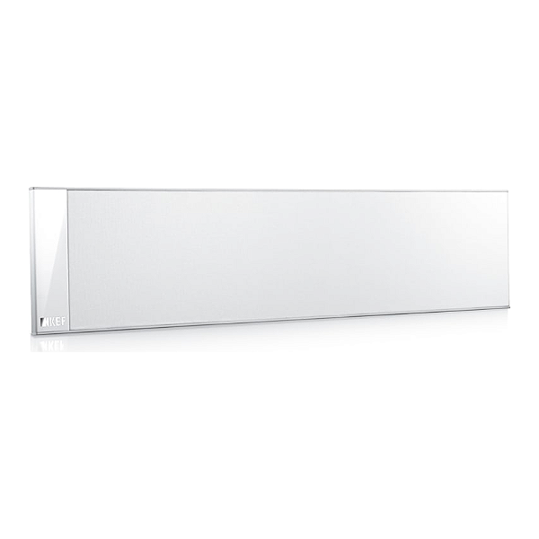 Caixa Acústica Central KEF T301c Ultrafina 35 mm 2,5 Vias Selada 2x4,5" 150W Branco