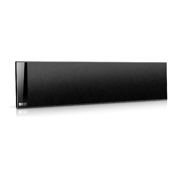 Caixa Acústica Central KEF T301c Ultrafina 35 mm 2,5 Vias Selada 2x4,5" 150W Preto