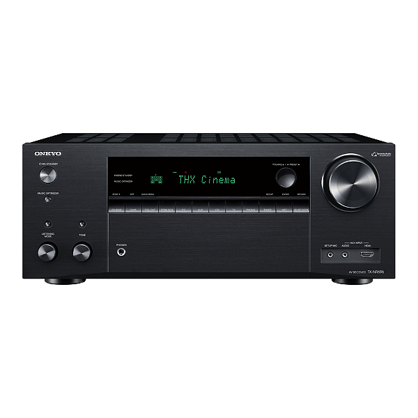 Receiver Onkyo TX-NR696 7.2 Canais THX 4K THX Dolby Atmos DTS:X Zona 2 Chromecast (110V)