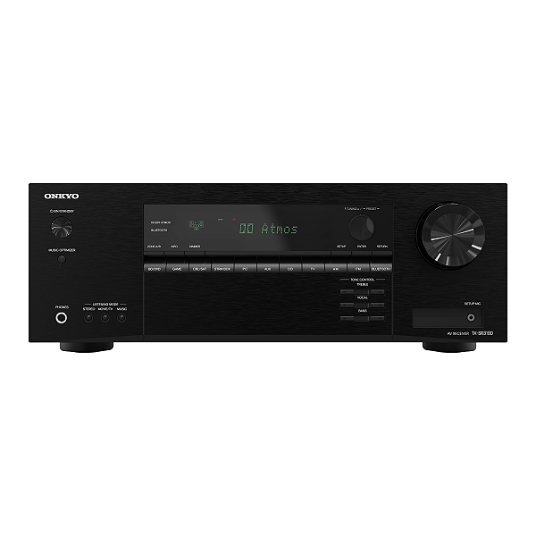Receiver Onkyo TX-SR3100 5.2 Canais 8K Dolby Atmos DTS:X AccuEQ Bluetooth (220V)