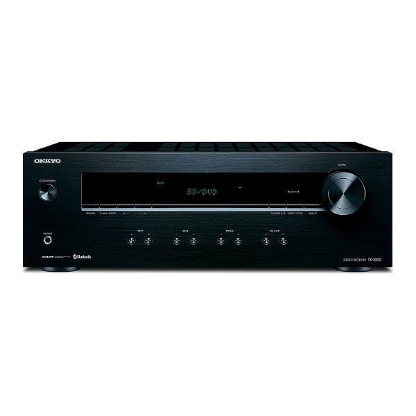 Receiver Estéreo Onkyo TX-8220 100W Bluetooth 4.1 Phono MM Saída de Subwoofer Caixas A e B (220V)