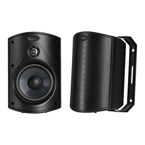 Par de Caixas Acústicas Externas Polk Atrium 4 4,5" All-Weather Suporte Speed-Lock Preta