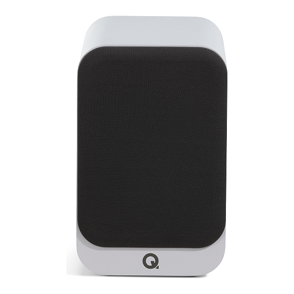Par de Caixas Acústicas Bookshelf Q Acoustics Q3020C 2 Vias Cone C3 120 mm Satin White