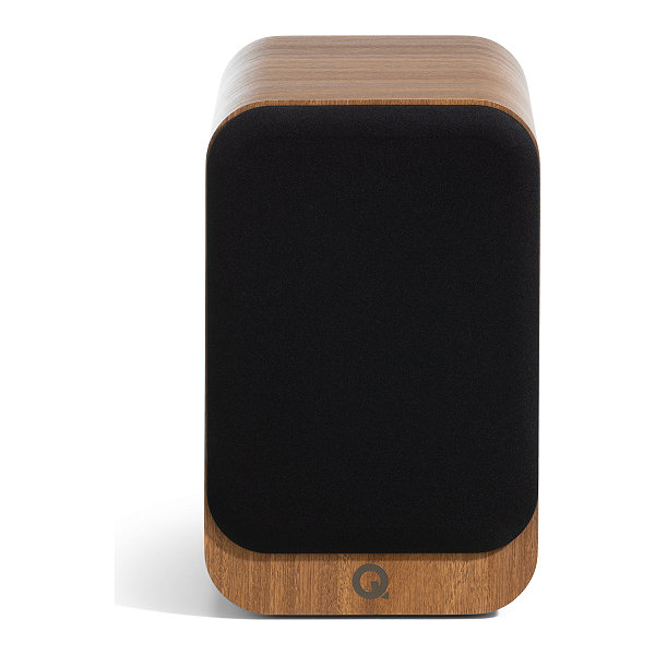 Par de Caixas Acústicas Bookshelf Q Acoustics Q3020C 2 Vias Cone C3 120 mm Pin Oak
