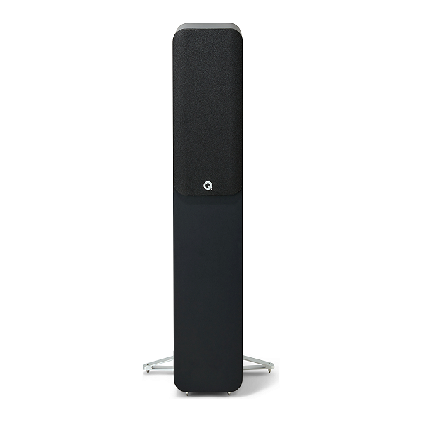 Par de Caixas Acústicas Torre Q Acoustics Q5040 2 Vias Cone C3 Duplo 125 mm Satin Black
