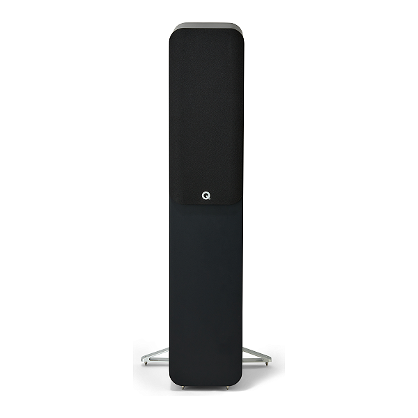 Par de Caixas Acústicas Torre Q Acoustics Q5050 2 Vias Cone C3 Duplo 150 mm Satin Black