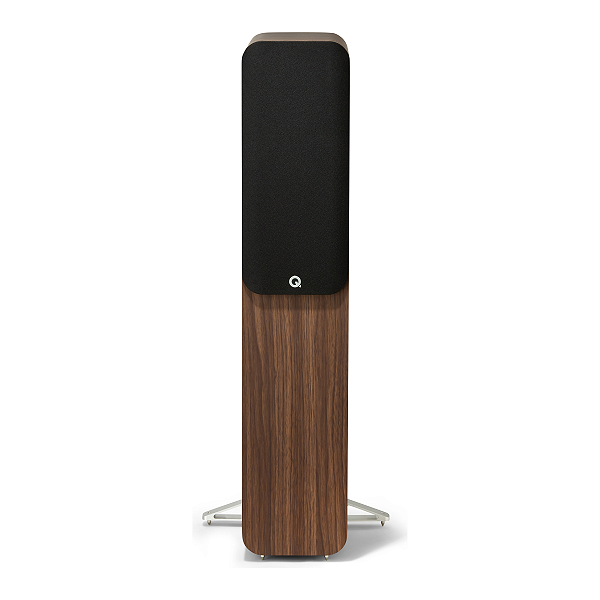Par de Caixas Acústicas Torre Q Acoustics Q5050 2 Vias Cone C3 Duplo 150 mm Santos Rosewood