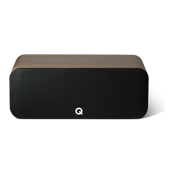 Caixa Acústica Central Q Acoustics Q5090 2 Vias Cone C3 Duplo 110 mm Home Theater Santos Rosewood