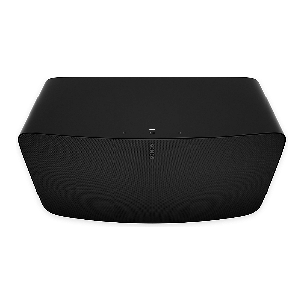 Caixa Acústica Sonos Five Wi-Fi 6 Drivers Gabinete Selado Entrada 3,5 mm AirPlay 2 Preta