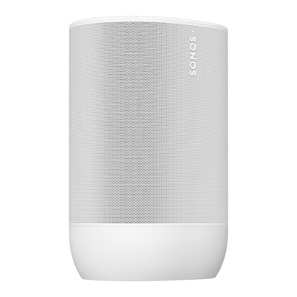 Caixa Portátil Sonos Move 2 Bateria 24h IP56 Wi-Fi 6 Bluetooth 5.3 Estéreo Base de Carga Branca