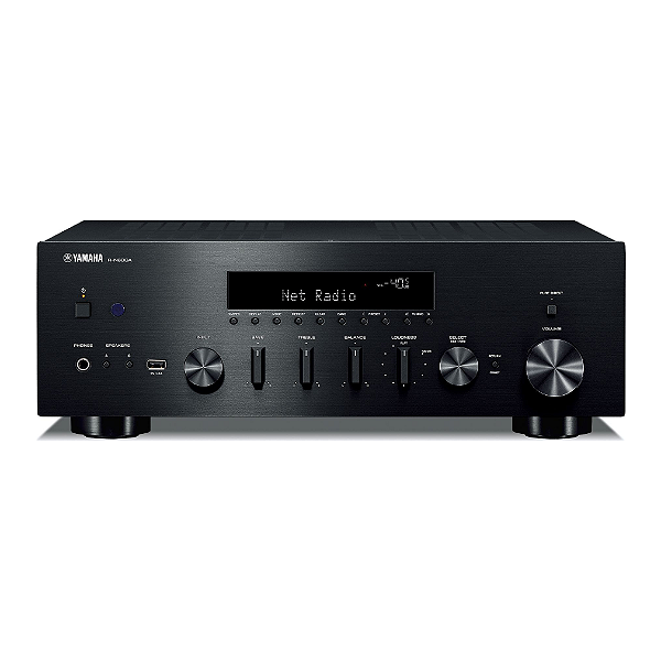 Receiver Estéreo Yamaha R-N600A Hi-Fi 80W MusicCast Wi-Fi AirPlay 2 Phono MM ESS SABRE (110V)