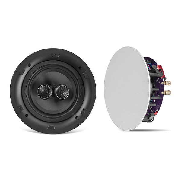 Par de Caixas Acústicas de Embutir WOW Sound W.S 2 Estéreo 6,5" Bobina Dupla 2 Tweeters 100W RMS 4 a 16 Ohms