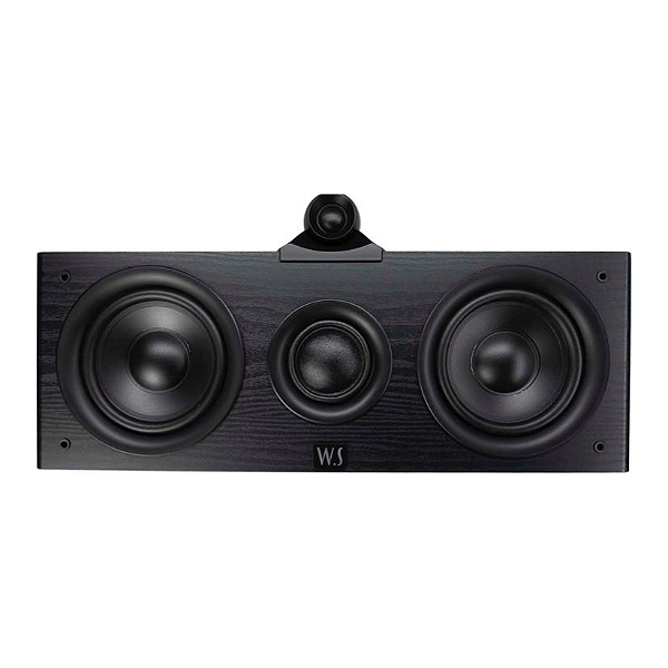 Caixa Acústica Central WOW Sound W.S 6 Hi-Fi 3 Vias Duplo 5,25" Tweeter Nautilus 100W RMS 8 Ohms
