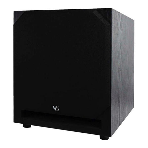 Subwoofer Ativo WOW Sound W.S Sub 12 de 12" Classe D 450W RMS Duplo Ímã Fase 0 e 180 Graus Bivolt