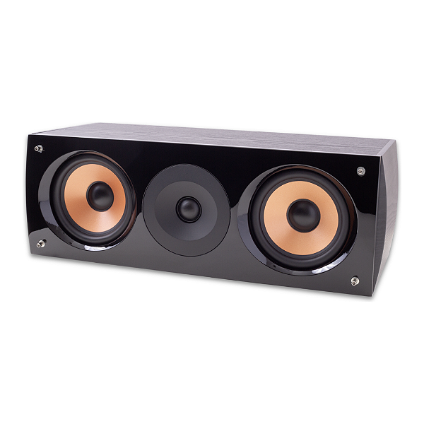 Caixa Acústica Central Pure Acoustics Supernova C Duplo 5,25" Tweeter de Seda 150W RMS 8 Ohms Black Piano