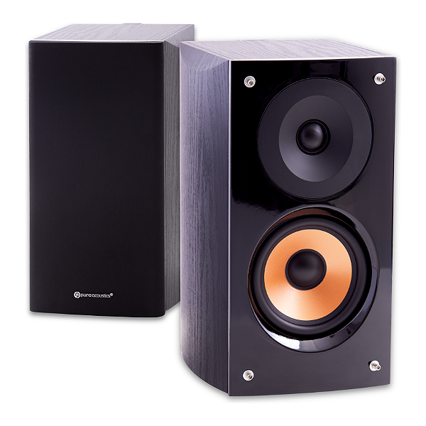 Par de Caixas Acústicas Bookshelf Pure Acoustics Supernova R 5,25" Tweeter de Seda 140W RMS 8 Ohms