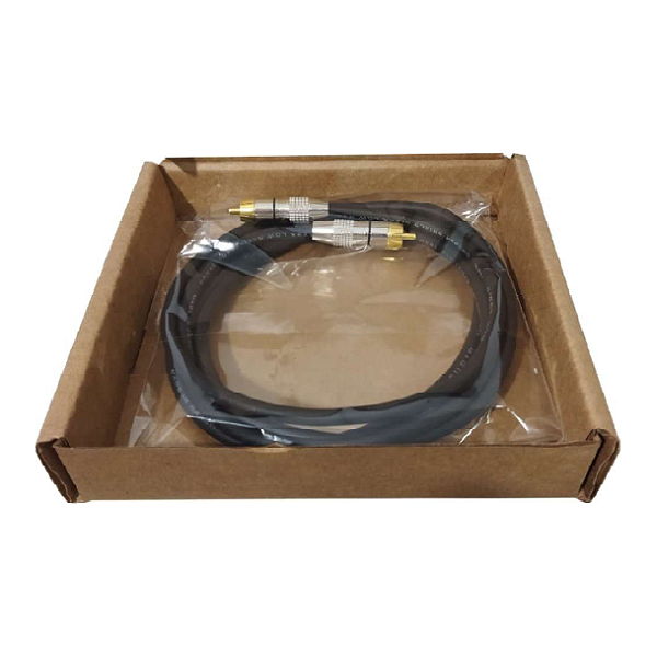 Cabo de Subwoofer New Audio Montado Blindado RCA Ponta Gold 10 Metros Testado 100%
