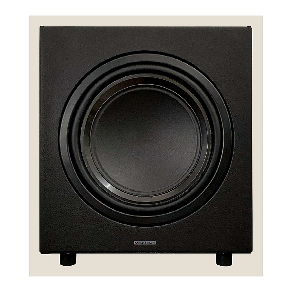 Subwoofer Ativo New Level SBX180 Frontfire 8" 180W Crossover 30 a 180 Hz Fase 0 ou 180 Bivolt