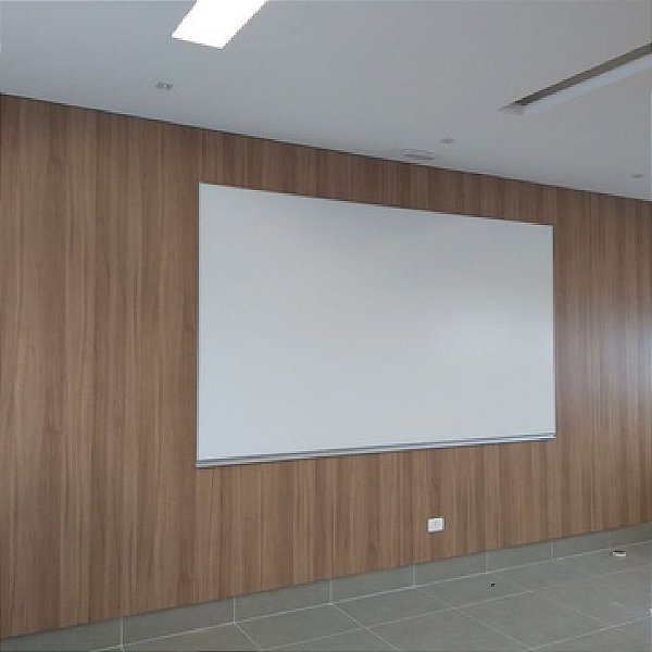 Tela de Projeção e Escrita Dual Screen Write 106" 16:9 com Base de Vidro e Porta Marcador