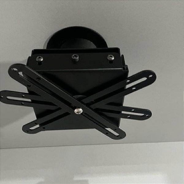 Suporte de Teto Dual Screen Compact para Projetor sem Tubo Inclinação Dupla 12 kg