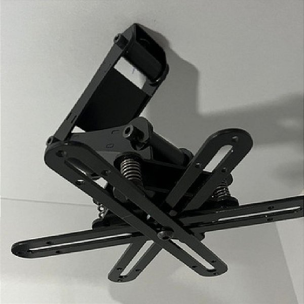 Suporte de Teto Dual Screen Versatik Regulável para Projetor 22 a 42 cm até 8 kg Branco ou Preto