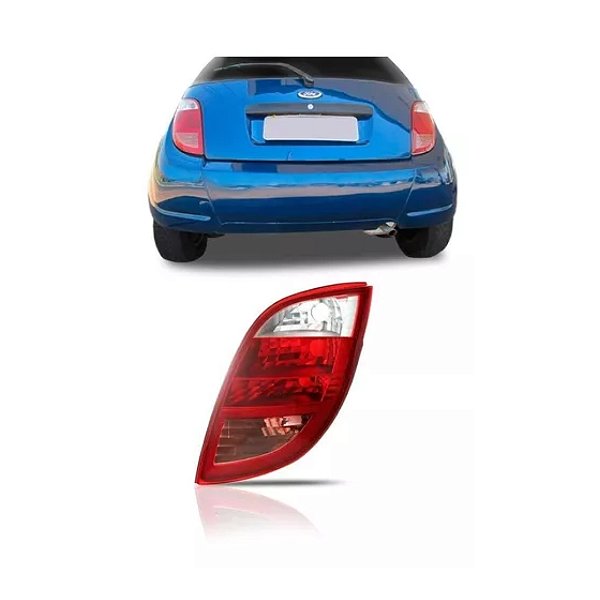 Lanterna traseira do ford ka de 2002 até 2007 lado direito bicolor zn cod zn14143034 1170687