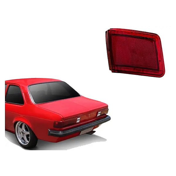 Lanterna traseira chevette sedan 1980 até 1982 canto rubi lado direito jvc cod 150622 474205