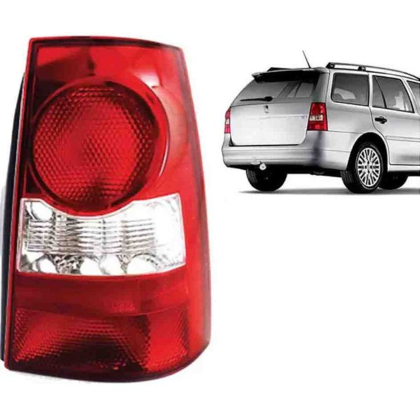 Lanterna traseira do parati volkswagen de 2006 em diante lado direito cristal cod 26412 0893964 6526412