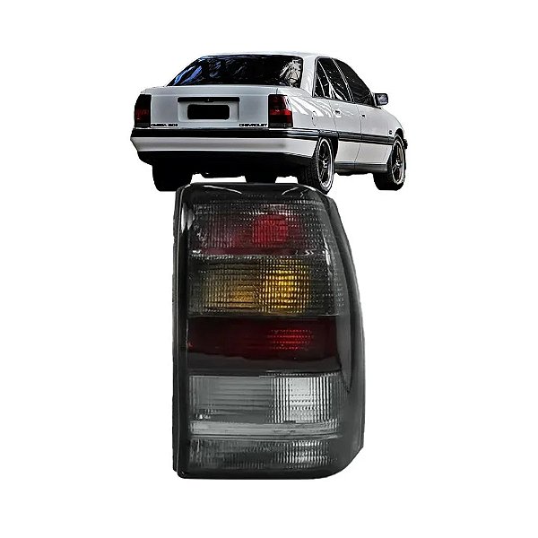 Lanterna traseira do gm ômega gls chevrolet de 1993 até 1997 lado direito fume imola cod 13302 488141