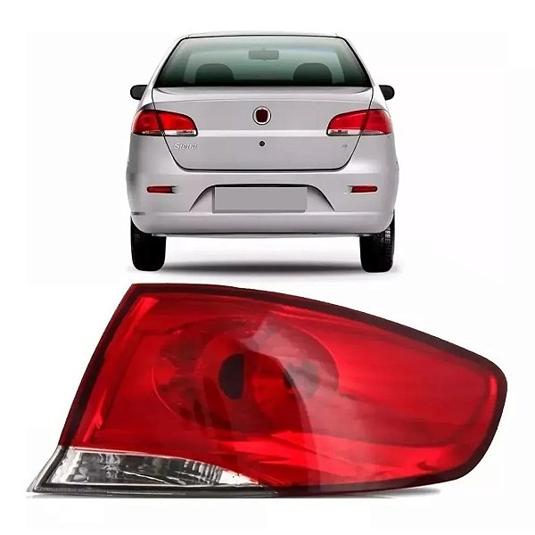 Lanterna traseira do siena fiat de 2008 a 2013 lado direito cod 16436