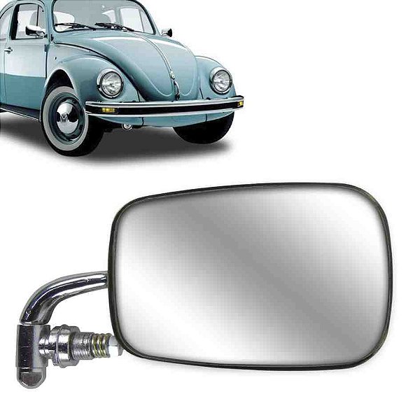 Retrovisor externo do fusca volkswagen mexicano lado direito cromado cod rx6632 1189462 7800717