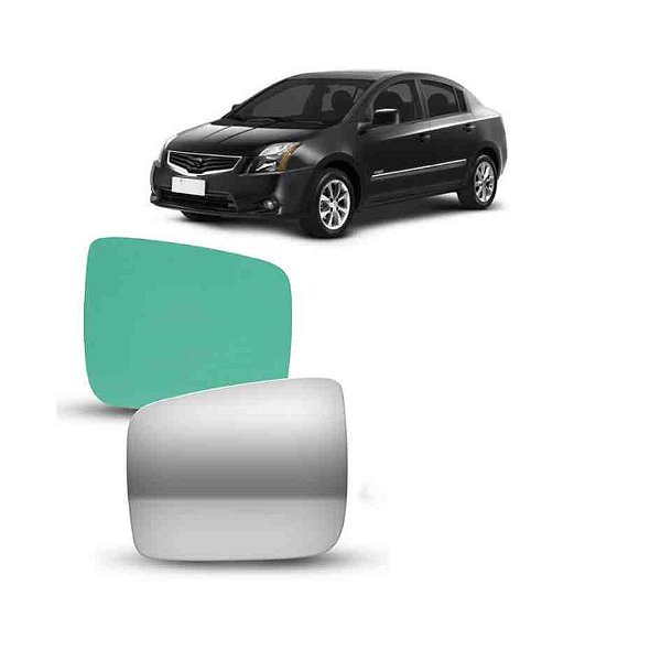 Lente do retrovisor sem base sentra nissan 2010 a 2013 lado esquerdo blawer cod 5334e
