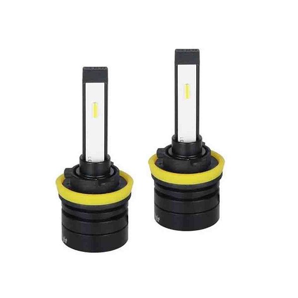Kit lâmpada led h11 6000k 3600 lumens s14 headlight nano shocklight 12v cod 005388 sll14001