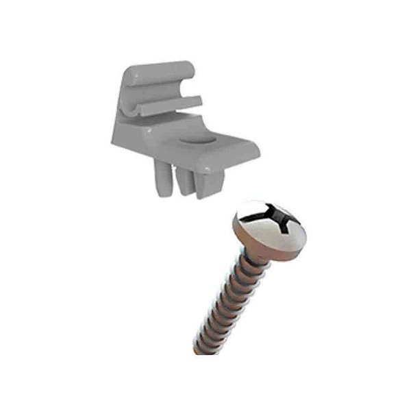 Kit fixador suporte quebra sol palio 1996 em diante com 1 parafuso e 1 suporte cod kpa022001 1604499