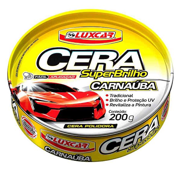 Cera pasta superbrilho luxcar 200g cod 4267