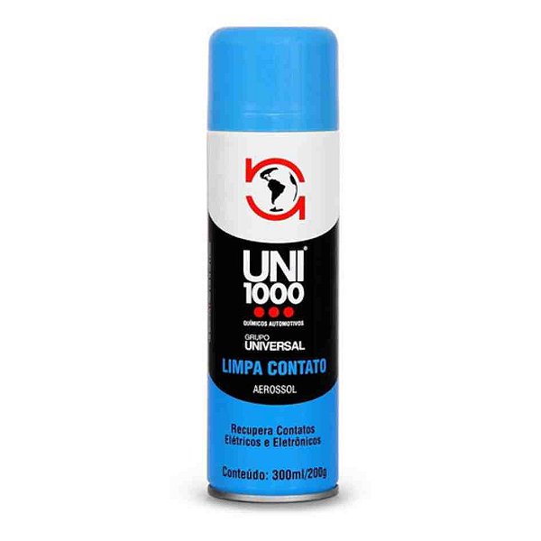 Limpa contato elétrico aerossol 300ml uni1000 cod 71136